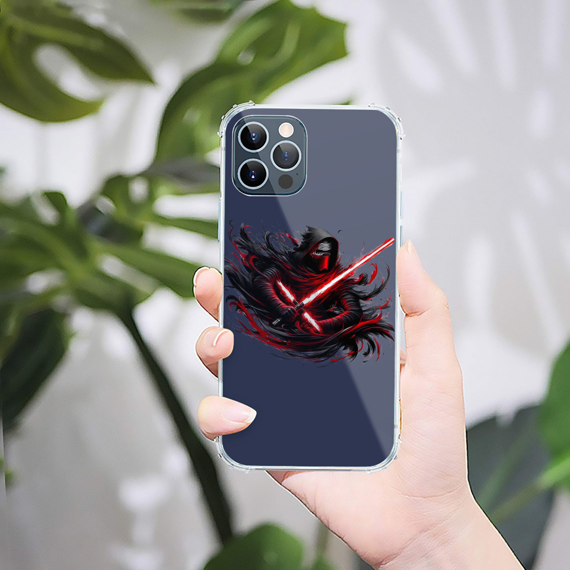 （画像用） スター・ウォーズ Star Wars 【iPhone 12シリーズ対応】透明スマホケース（クリアソフトケース）